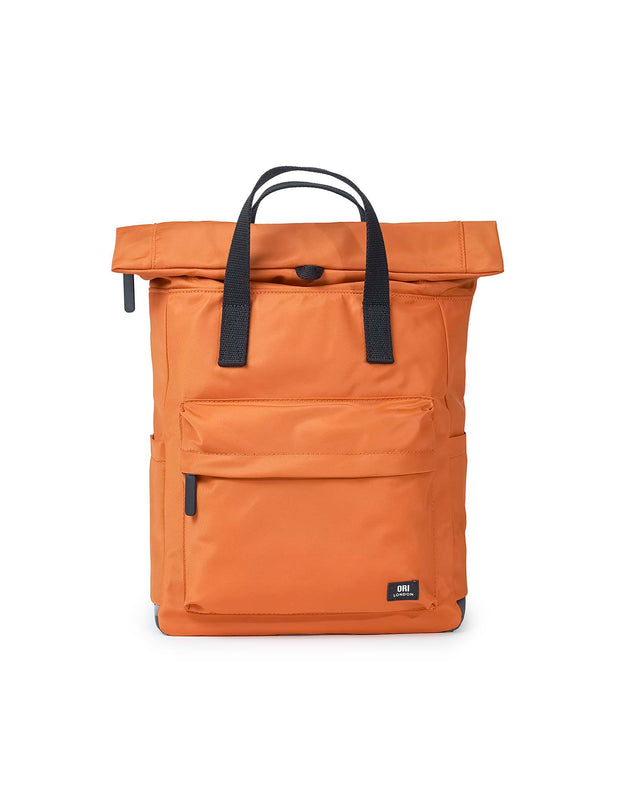 Black Label Canfield Roll Top Backpack in Burnt Orange