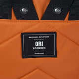 Black Label Canfield Roll Top Backpack in Burnt Orange