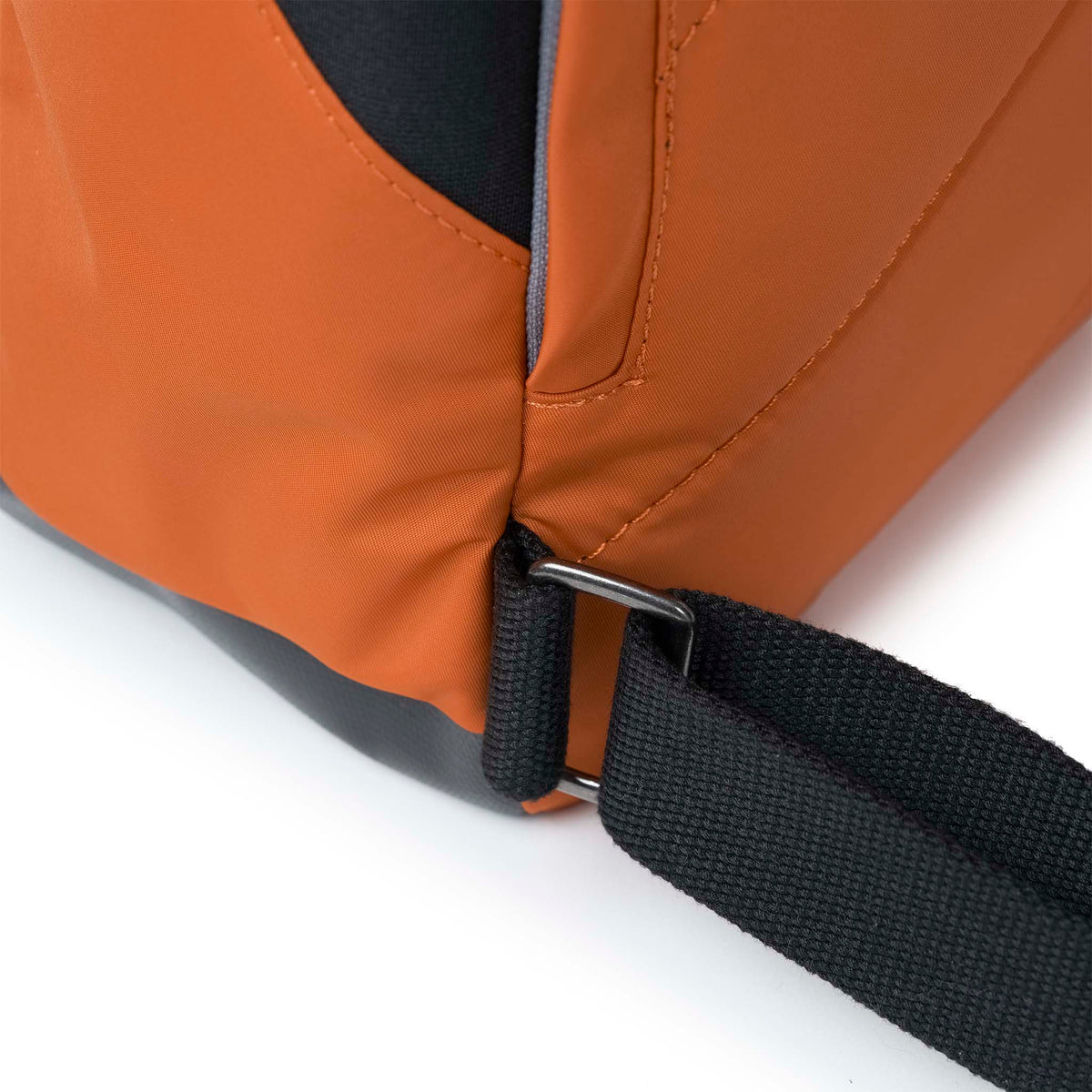 Black Label Canfield Roll Top Backpack in Burnt Orange