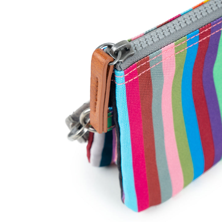 Carnaby with Wrist Strap Multi Stripe Recycled Canvas