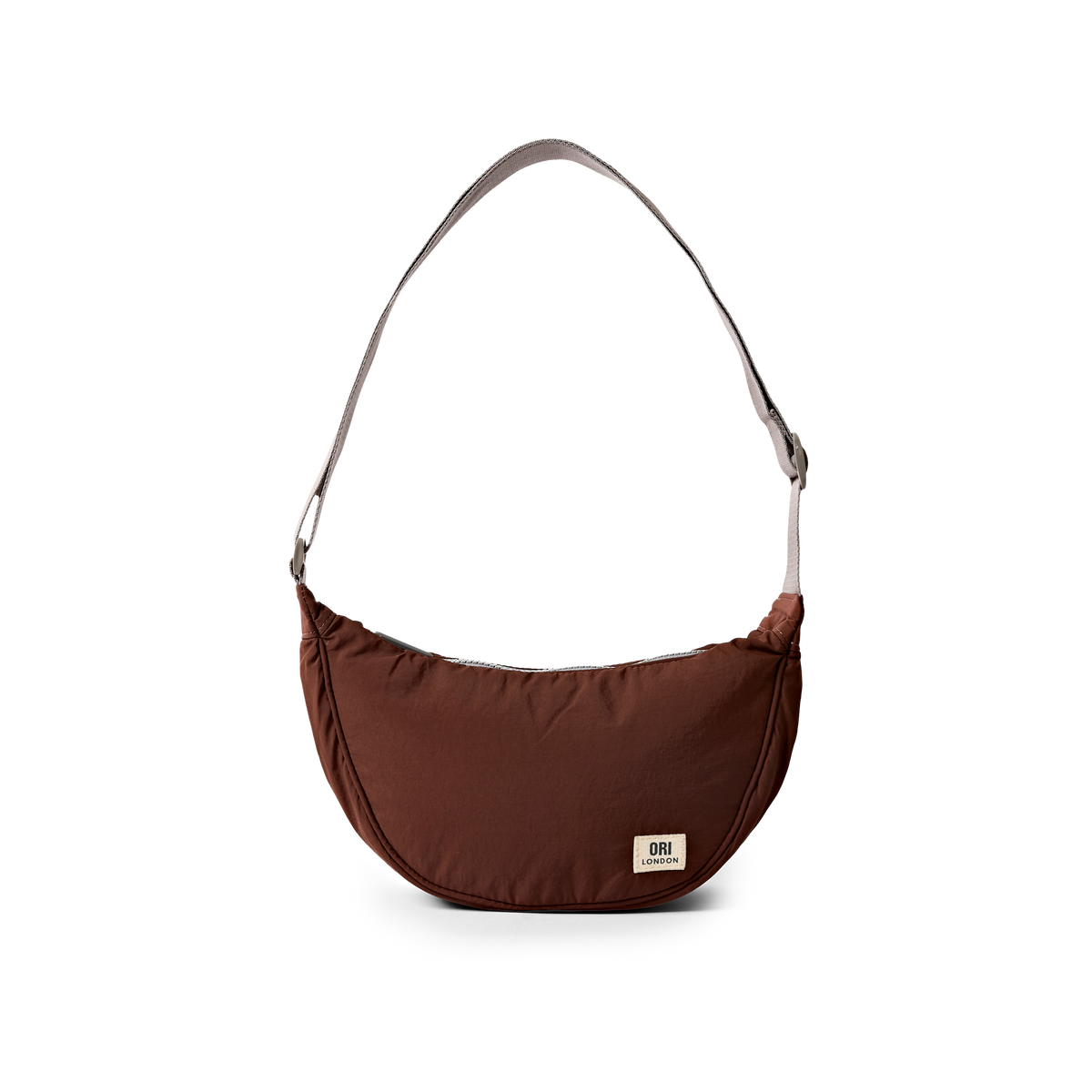 Farringdon Half Moon Bag in Chocolate