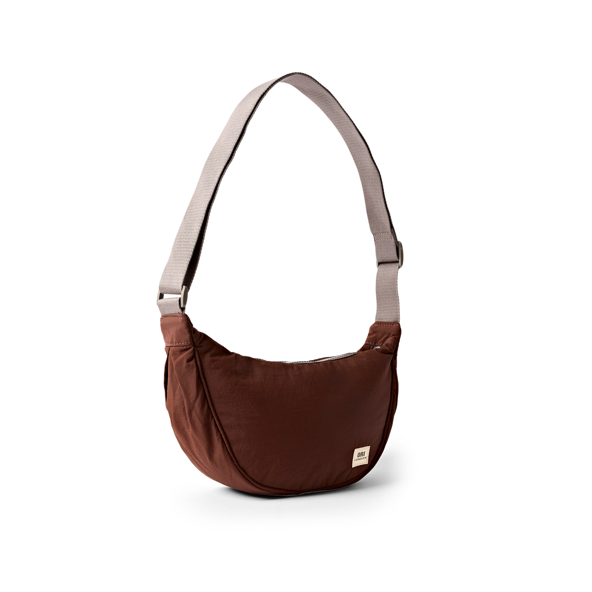 Farringdon Half Moon Bag in Chocolate
