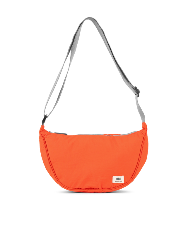 Farringdon Half Moon Bag in Tangerine