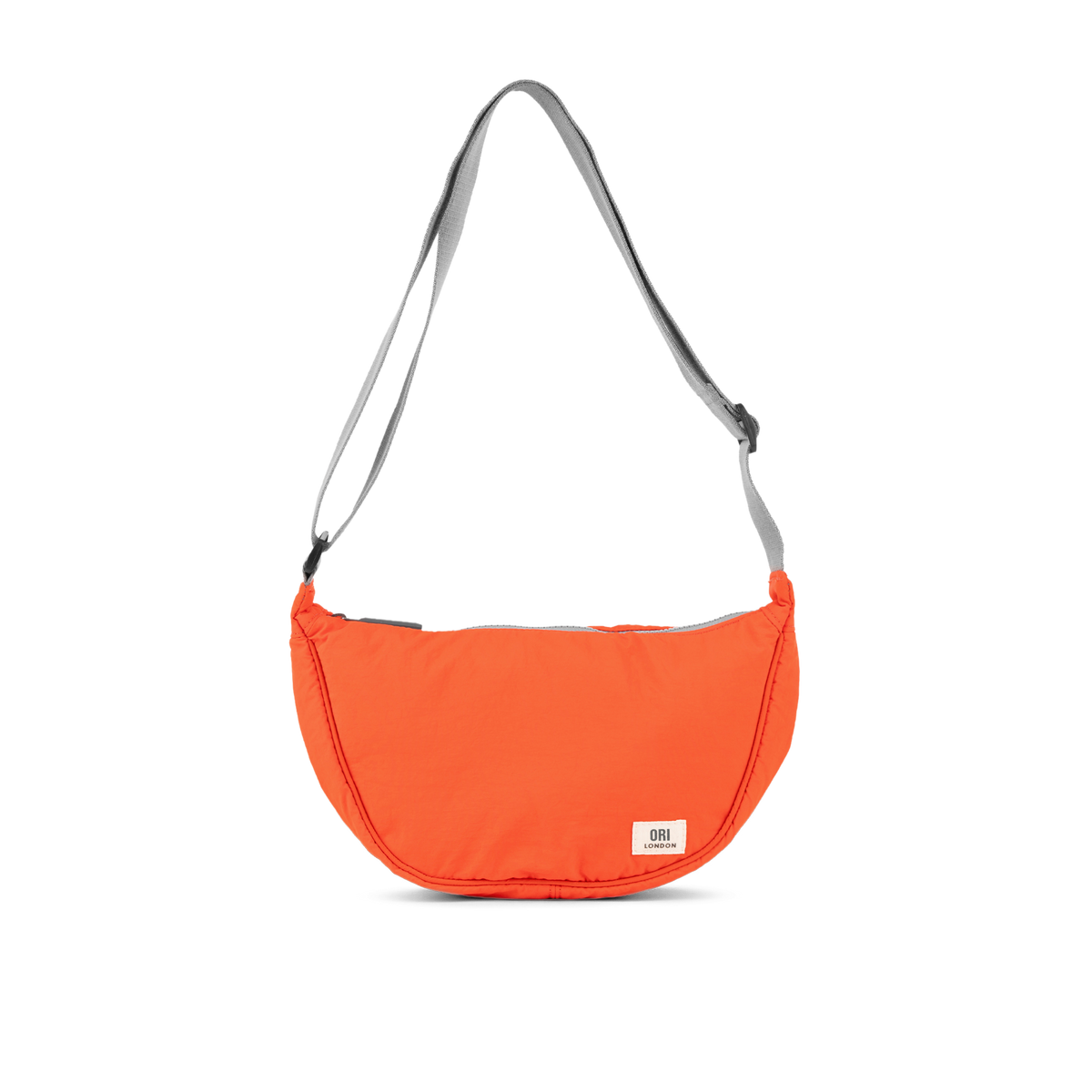 Farringdon Half Moon Bag in Tangerine