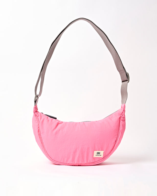 Farringdon Half Moon Bag in Pink Lemonade