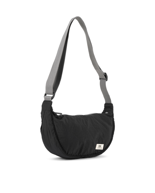 Farringdon Half Moon Bag in Black
