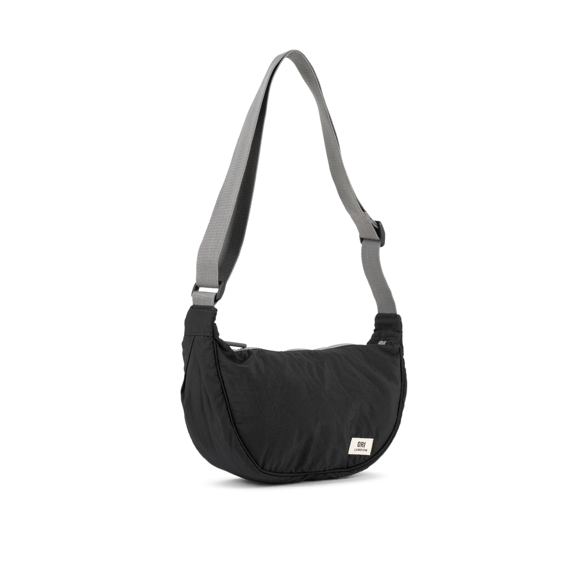 Farringdon Half Moon Bag in Black