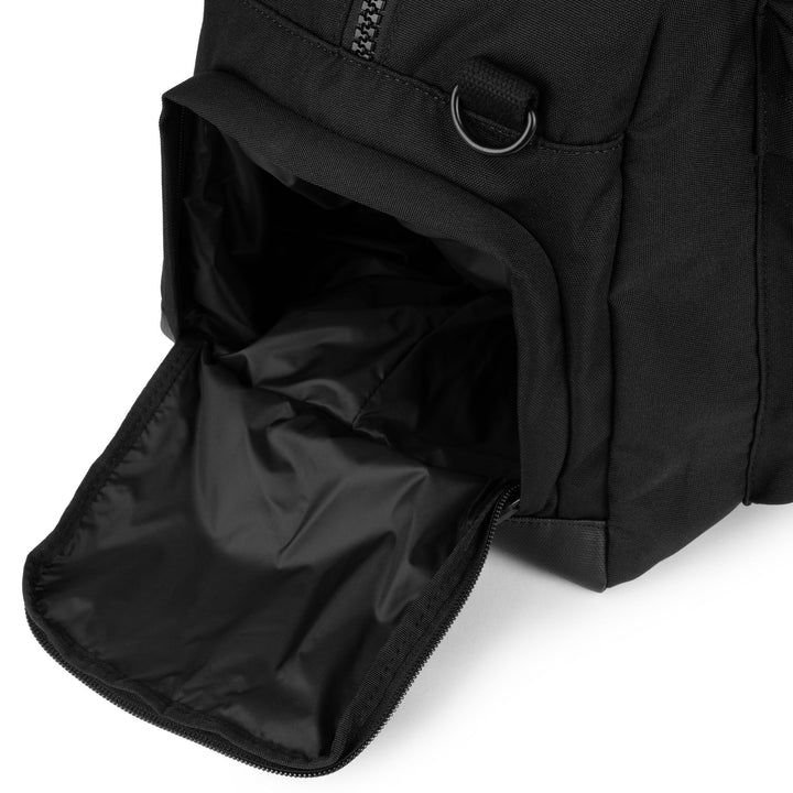 All Black Gatwick Carry-On Duffel Bag in Ash