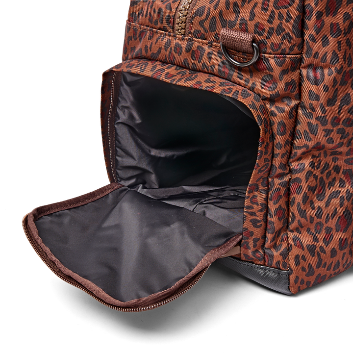 Gatwick Carry-On Duffel Bag in Mini Leopard