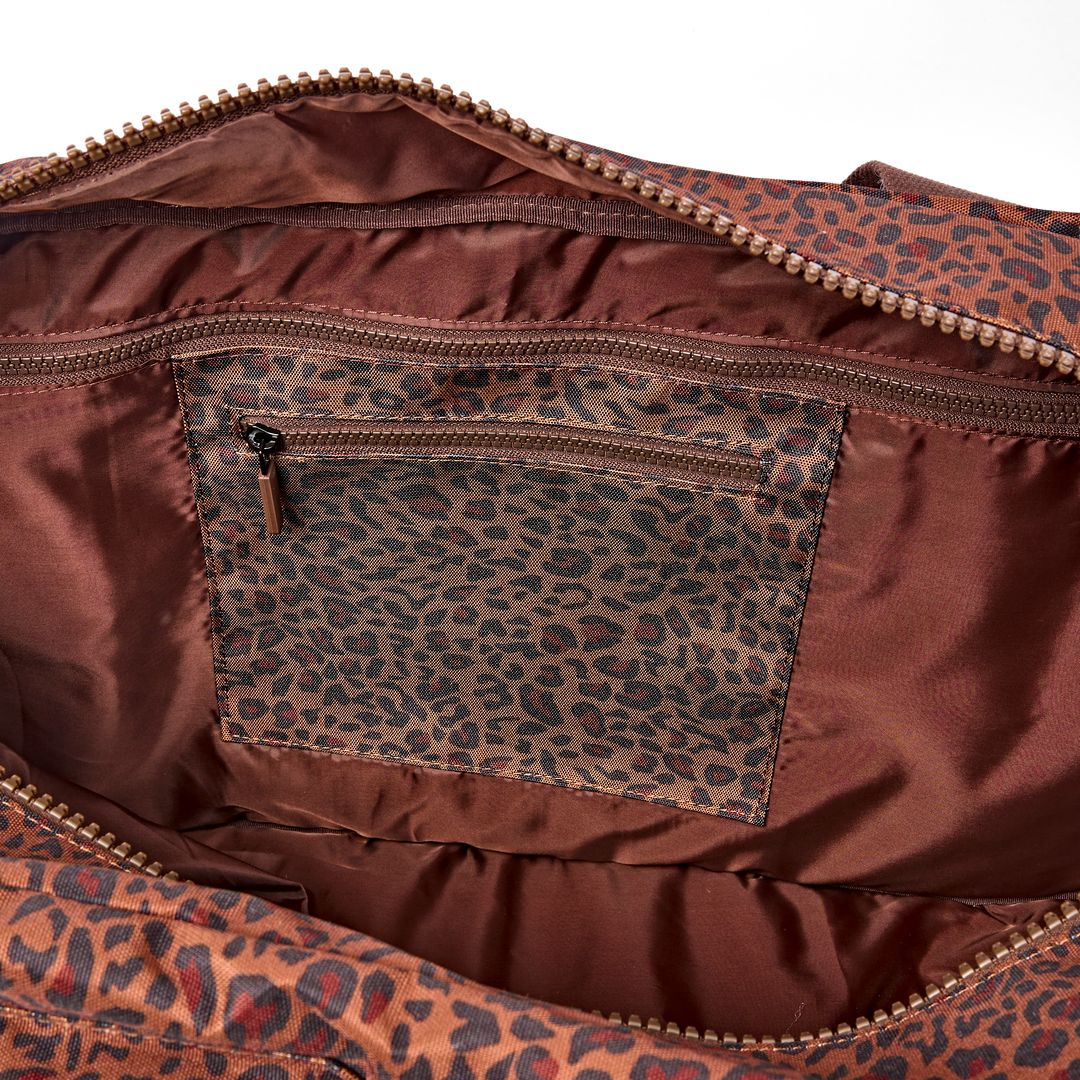 Gatwick Carry-On Duffel Bag in Mini Leopard