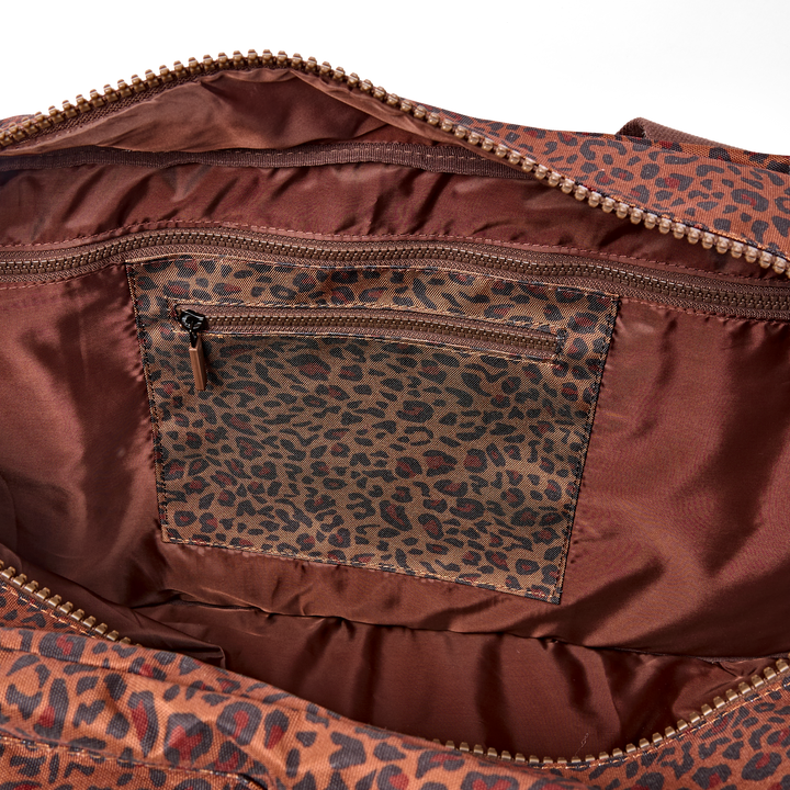 Gatwick Carry-On Duffel Bag in Mini Leopard