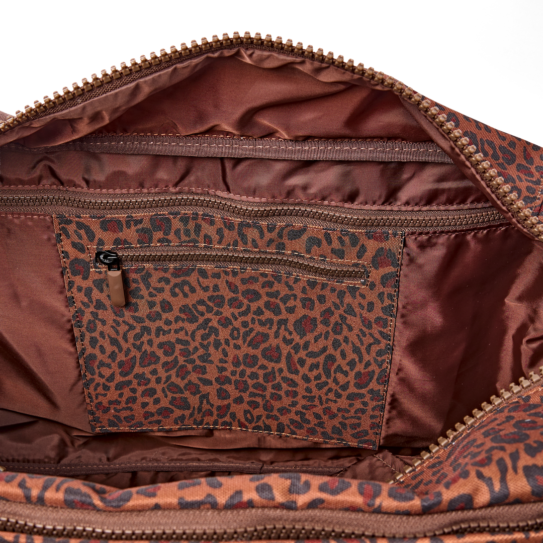Gatwick Carry-On Duffel Bag in Mini Leopard