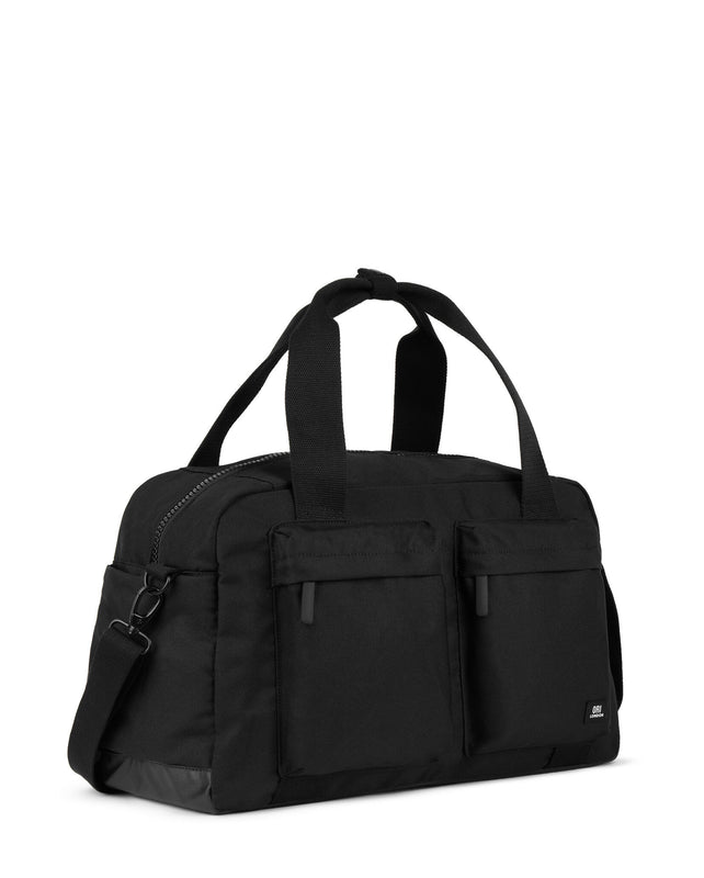 All Black Gatwick Carry-On Duffel Bag in Ash