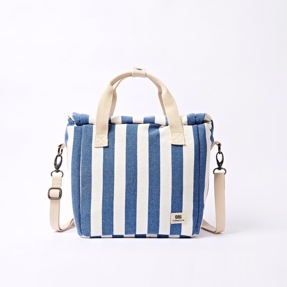 Hampstead Lunch Bag in Denim Stripe