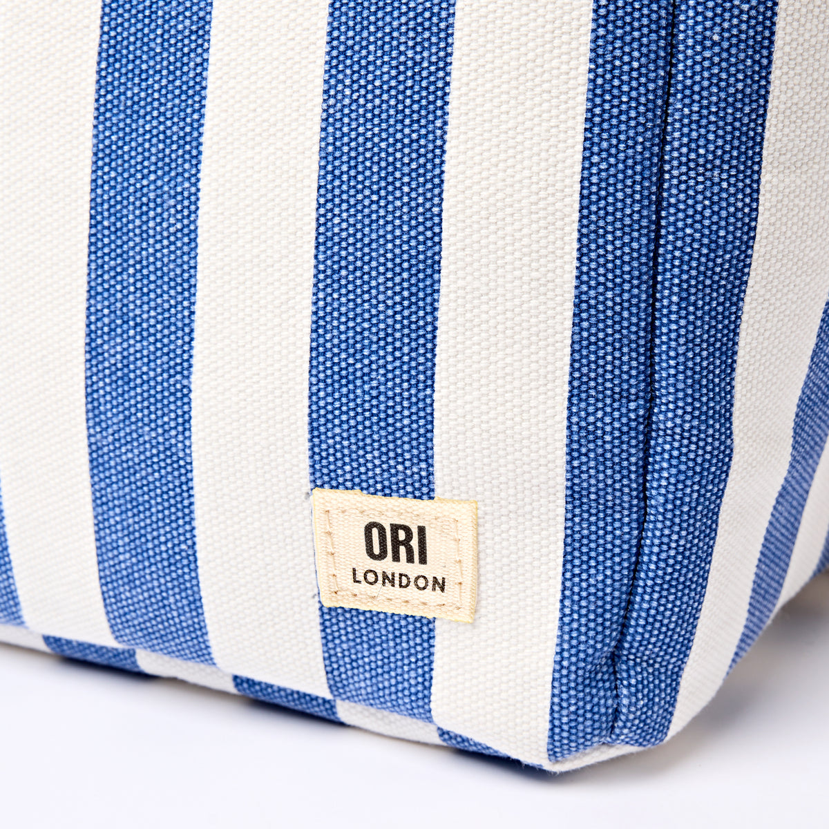 Hampstead Lunch Bag in Denim Stripe