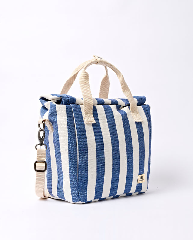 Hampstead Lunch Bag in Denim Stripe