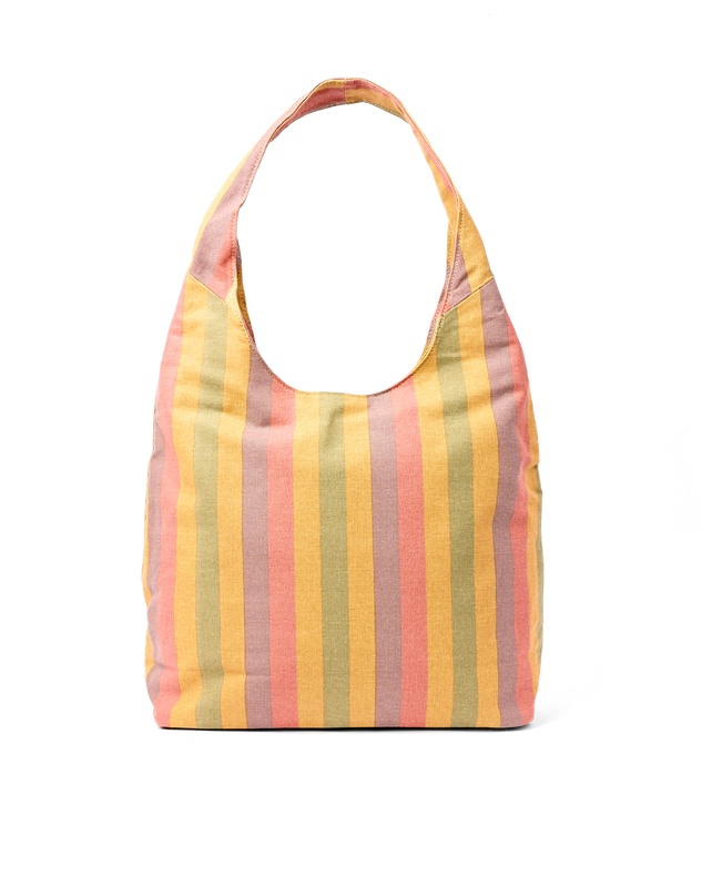 Hoxton Shoulder Bag in Faded Multi Stripe