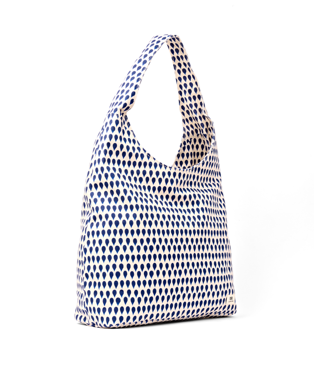 Hoxton Shoulder Bag in Indigo Rain