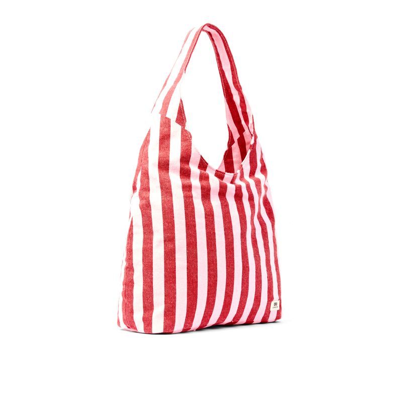 Hoxton Shoulder Bag in Strawberry Stripe