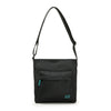 All Black Kennington Crossbody Bag in Teal