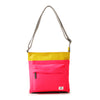 Creative Waste Kennington Crossbody Bag in Raspberry/Mustard