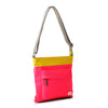 Creative Waste Kennington Crossbody Bag in Raspberry/Mustard