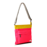 Creative Waste Kennington Crossbody Bag in Raspberry/Mustard