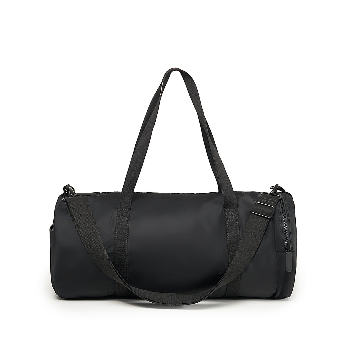 All Black Luton Duffel Bag in Black