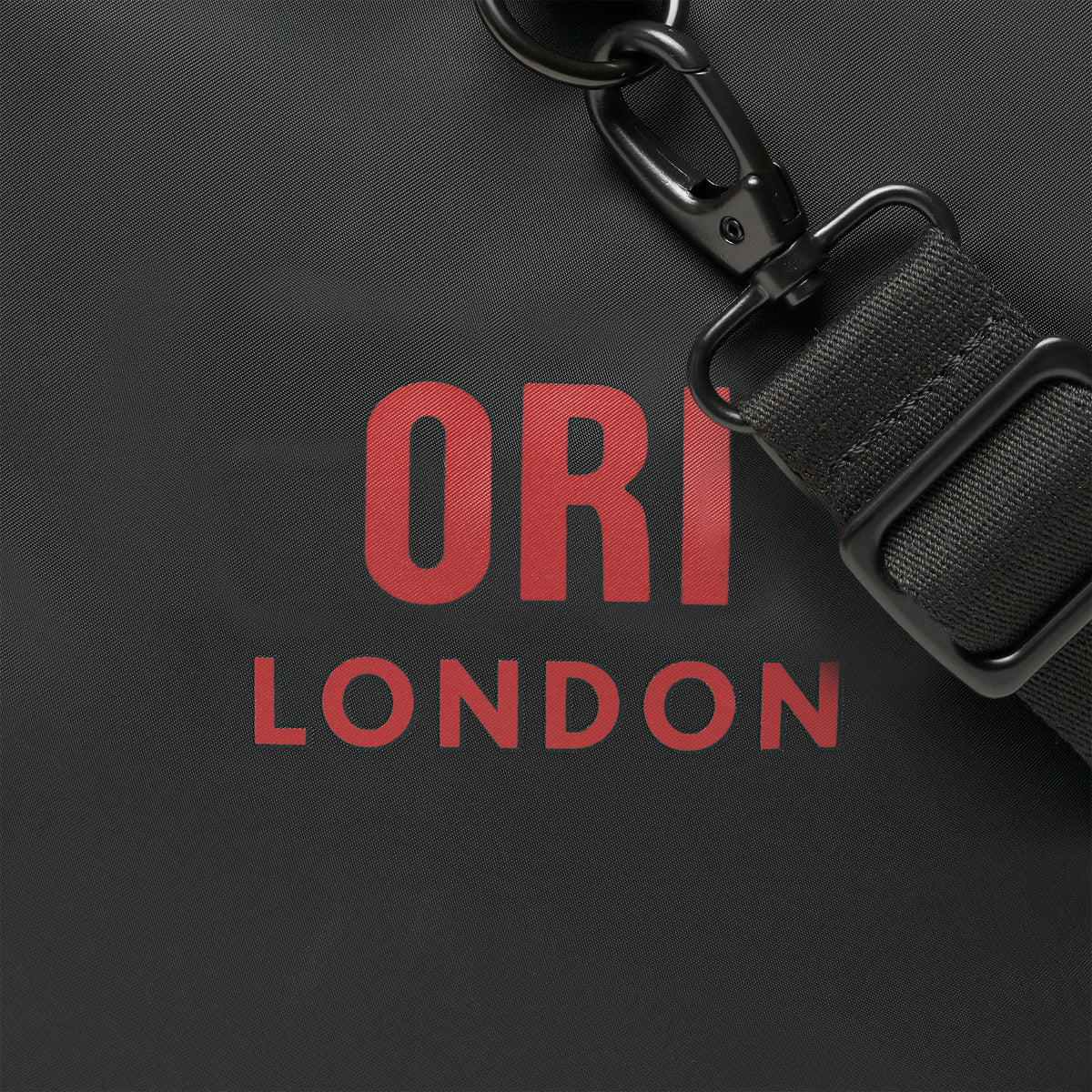 All Black Luton Duffel Bag in Black