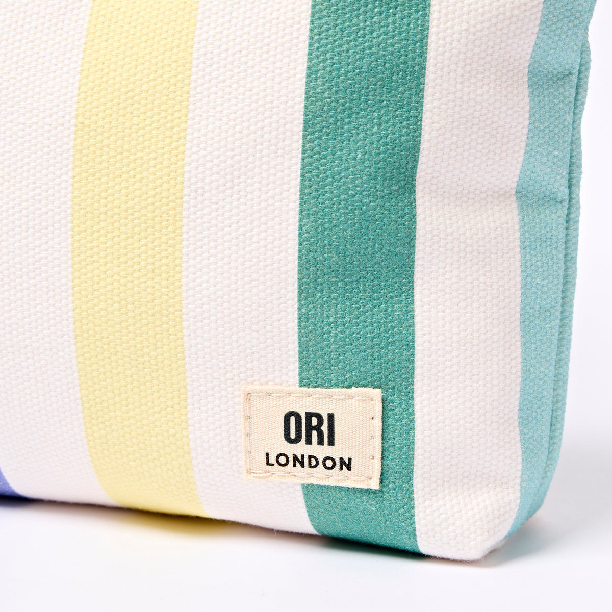 Maida Vale Pouch in Pastel Multi Stripe