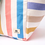 Marylebone Tote Bag in Pastel Multi Stripe
