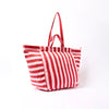 Marylebone Tote Bag in Strawberry Stripe