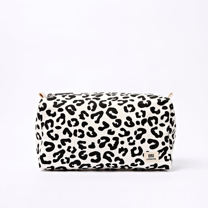 Mayfair Wash Bag in Summer Leopard