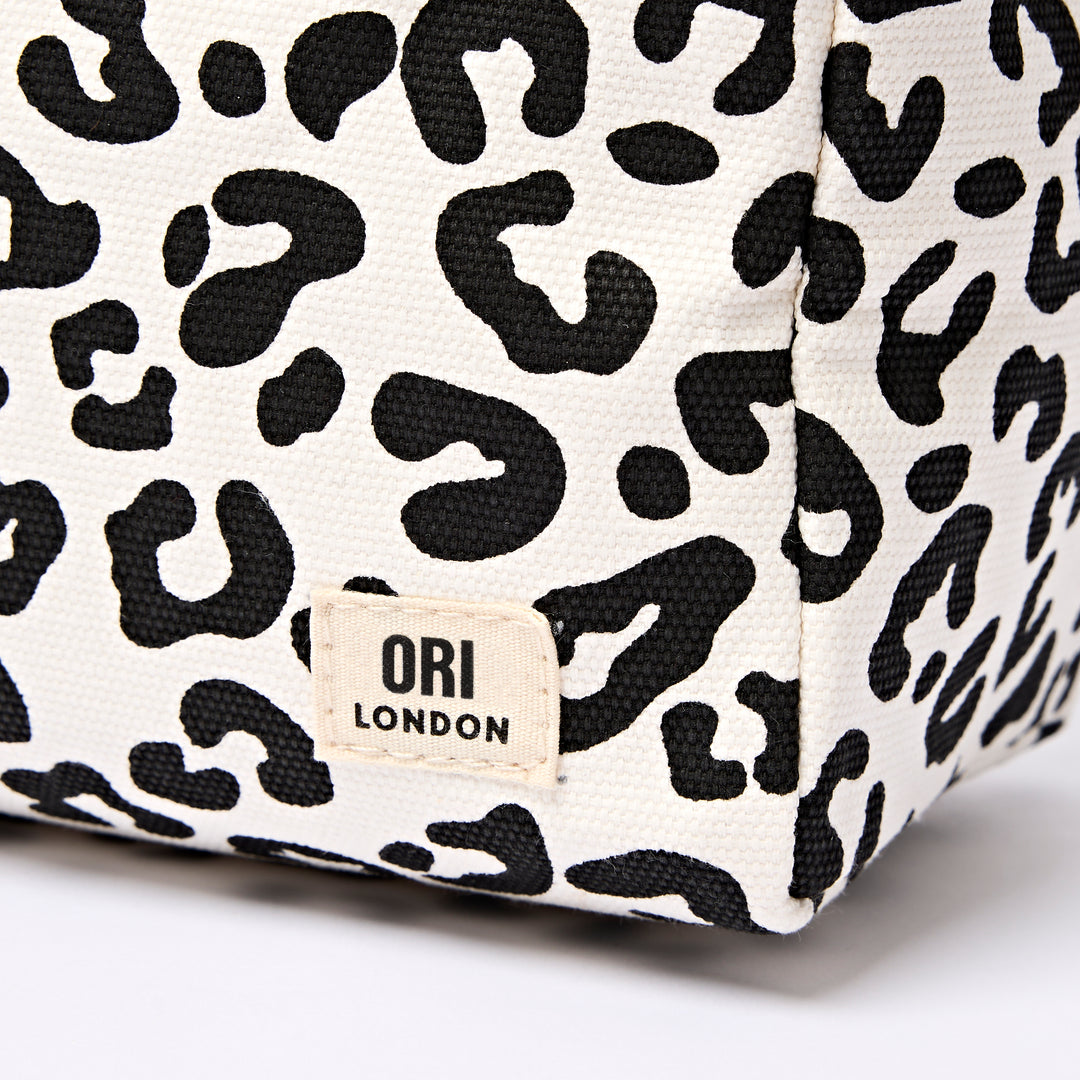 Mayfair Wash Bag in Summer Leopard