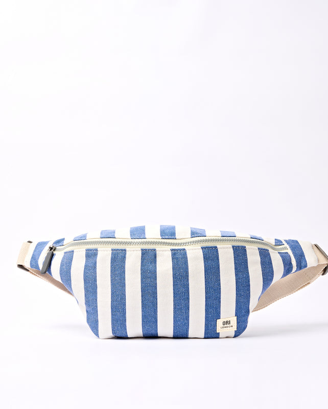 Mill Hill Crossbody Bag in Denim Stripe