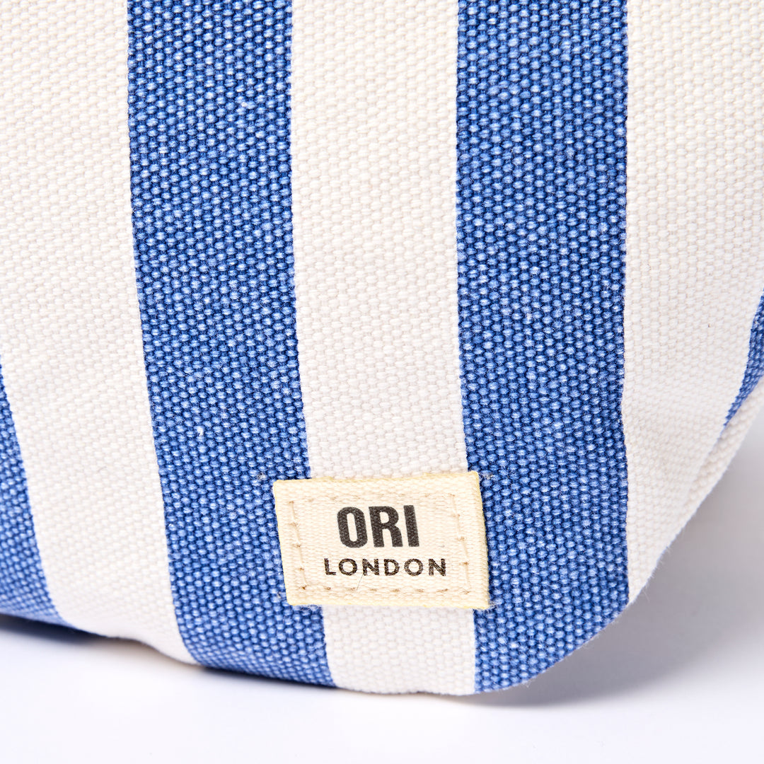 Mill Hill Crossbody Bag in Denim Stripe