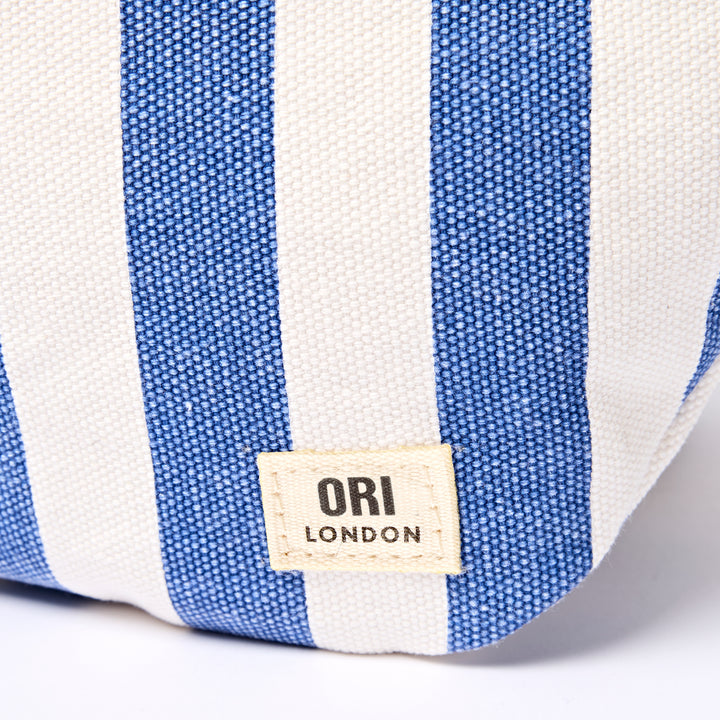 Mill Hill Crossbody Bag in Denim Stripe