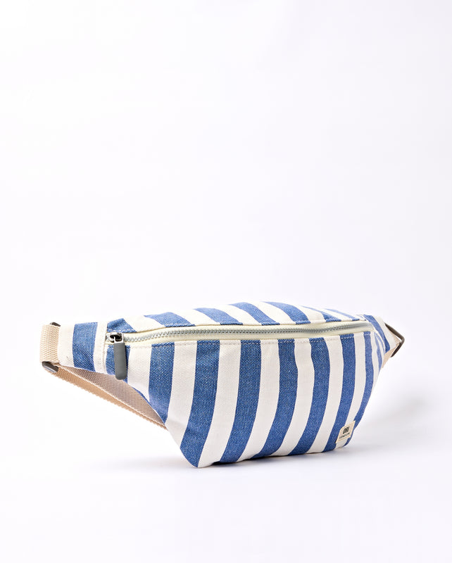 Mill Hill Crossbody Bag in Denim Stripe