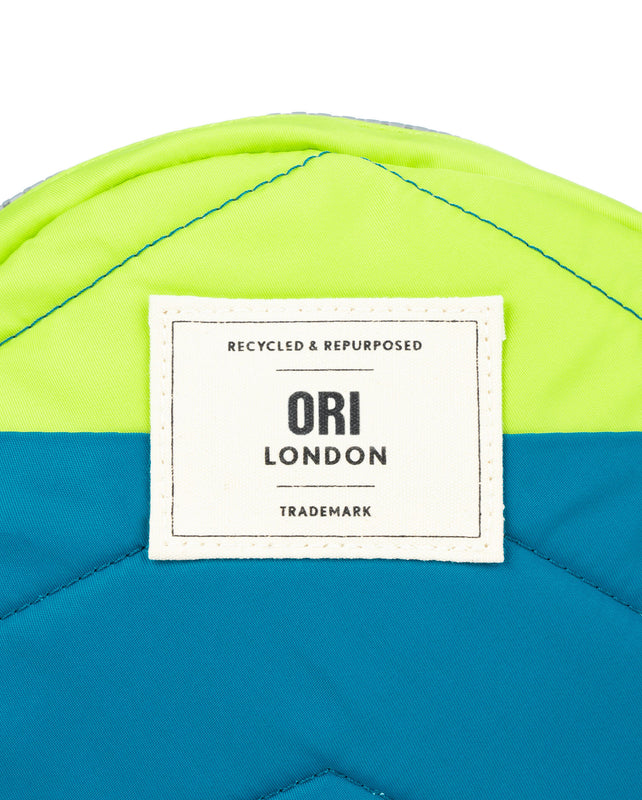 Creative Waste Paddington Crossbody Bag in Seaport/Lime