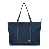 Portobello Tote Bag in Dark Wash Denim
