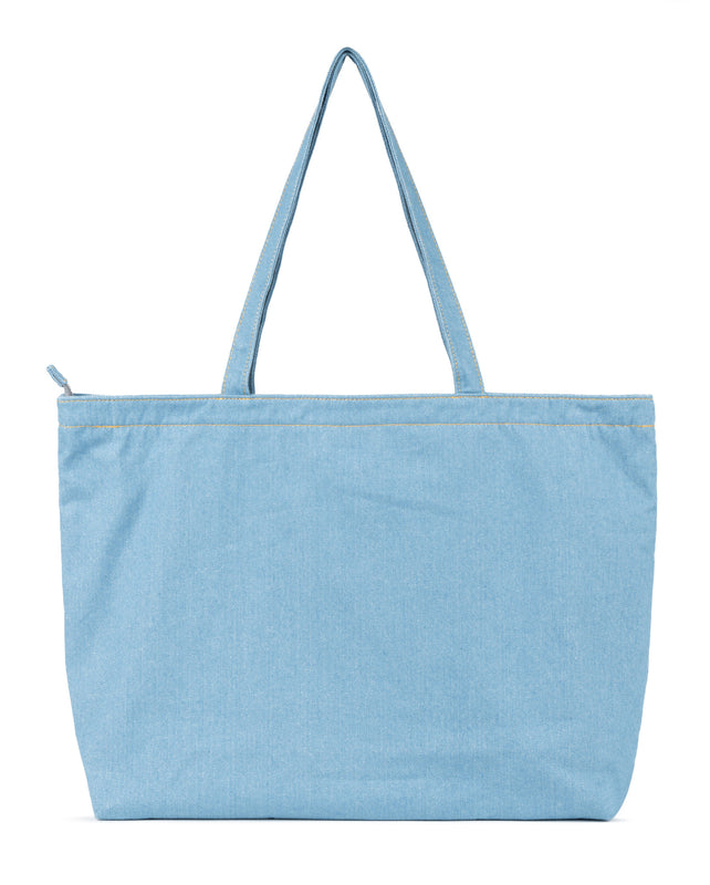 Portobello Tote Bag in Light Wash Denim