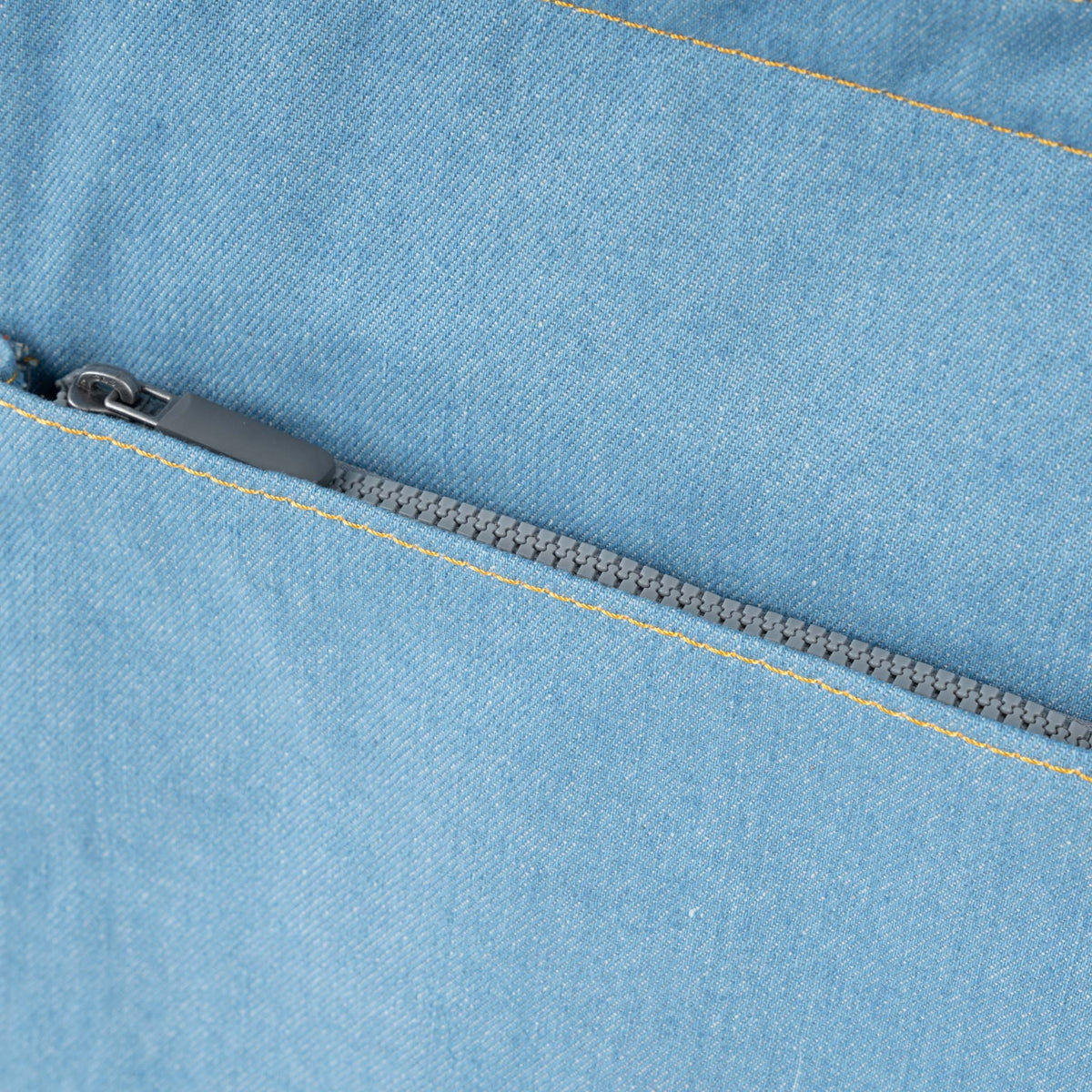Portobello Tote Bag in Light Wash Denim