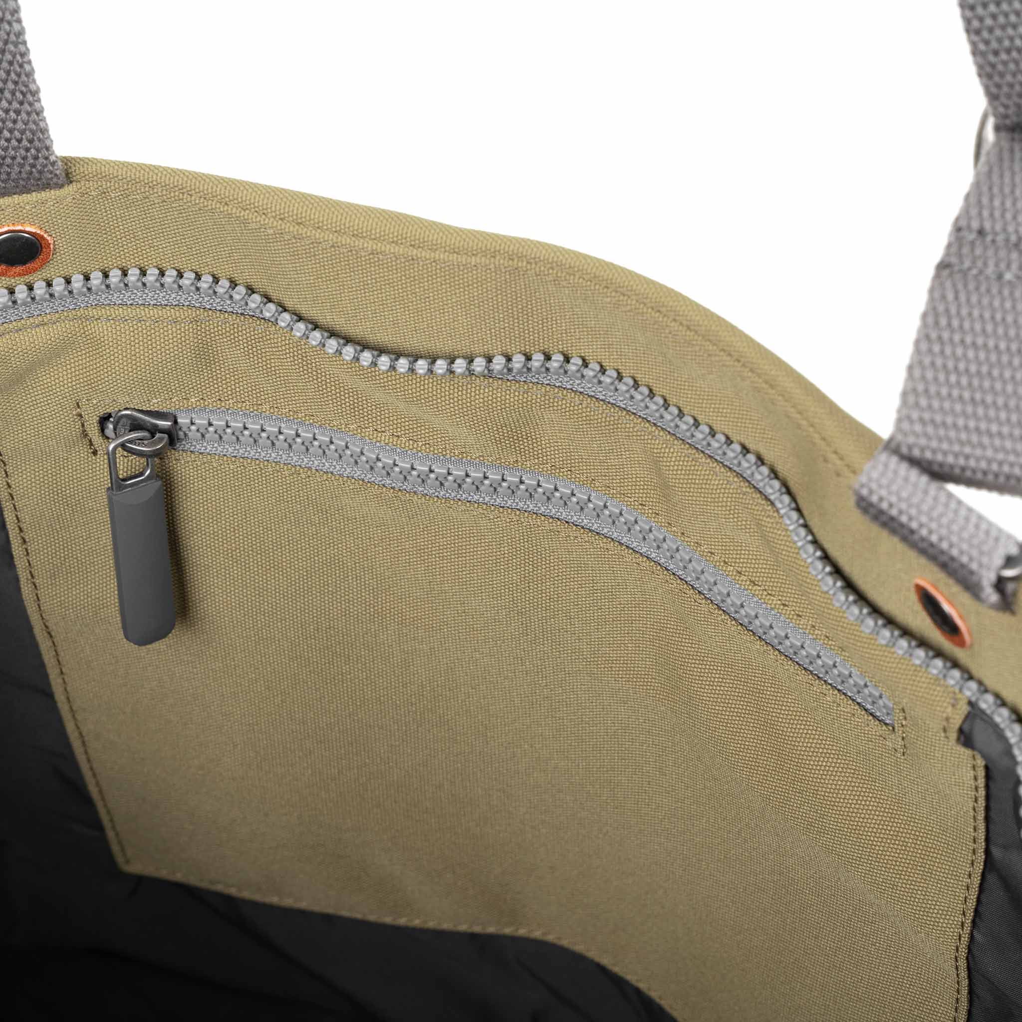 Trafalgar B Khaki | Recycled & Eco-Friendly Tote Bag | ORI London