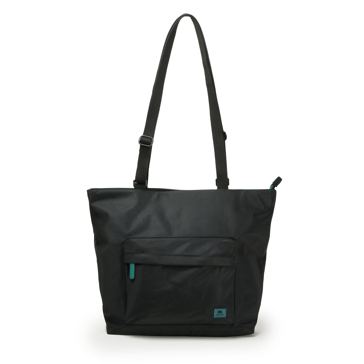 All Black Trafalgar Tote Bag in Teal