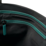 All Black Trafalgar Tote Bag in Teal