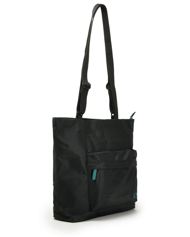 All Black Trafalgar Tote Bag in Teal
