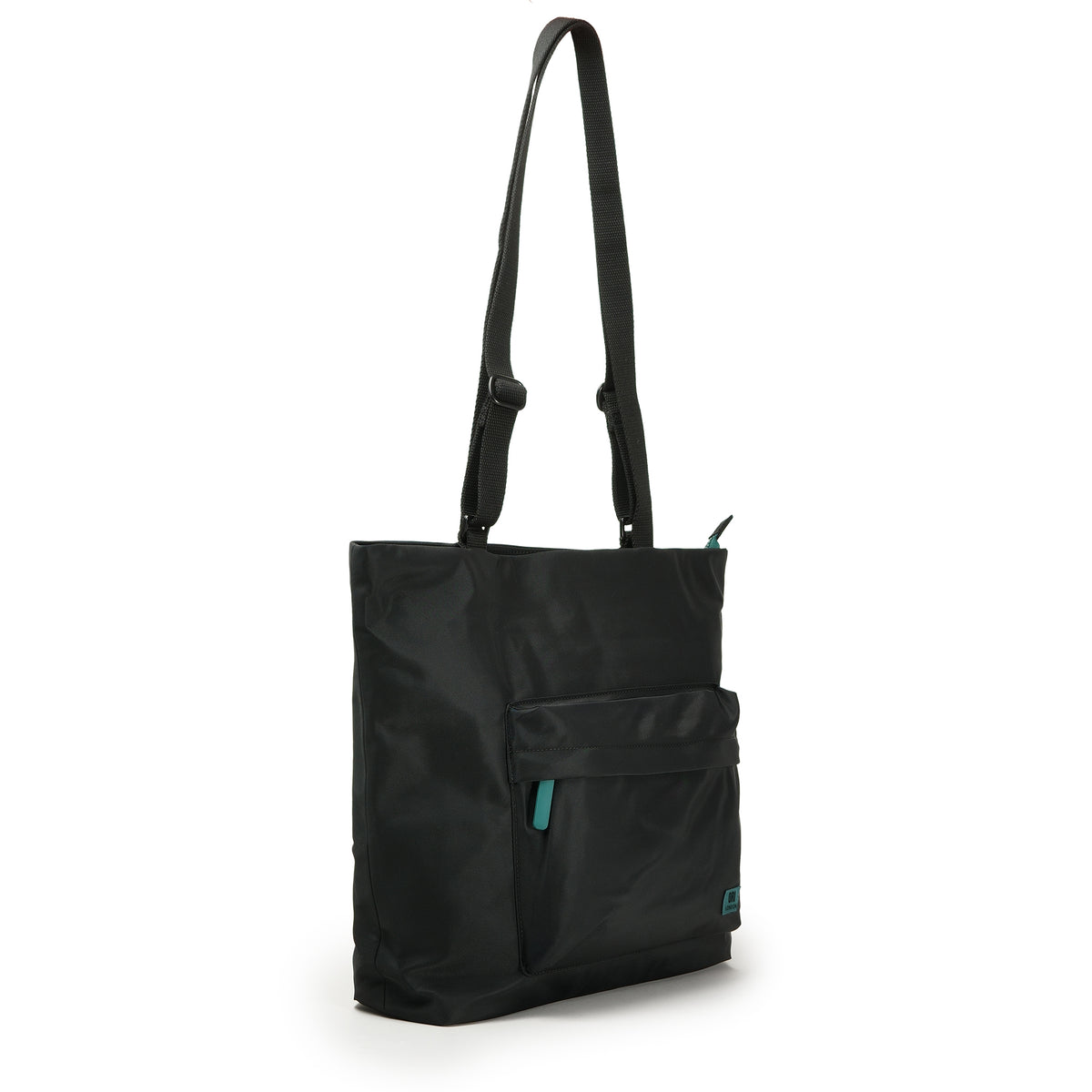 All Black Trafalgar Tote Bag in Teal