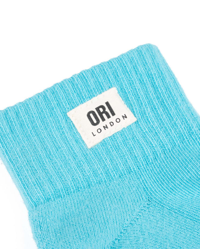 Wembley Ankle Socks for Women in Aquatic Awe
