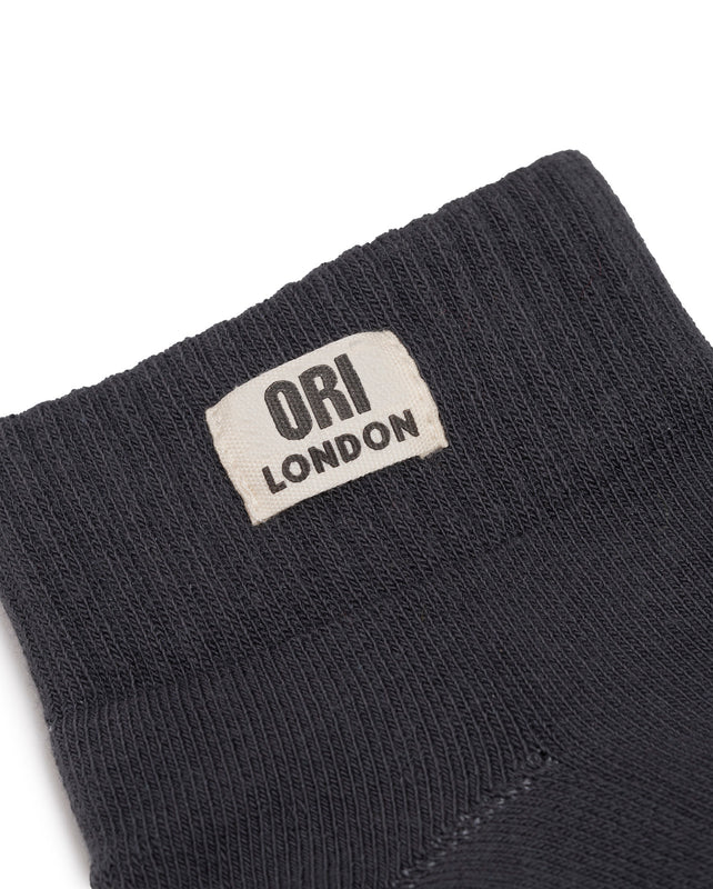 Wembley Ankle Socks for Women in Faded Black