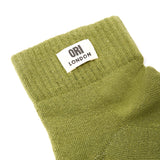 Wembley Ankle Socks for Men in Avocado